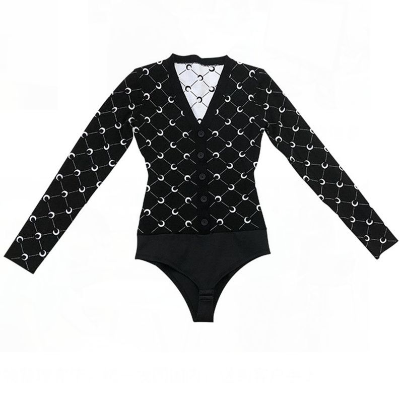 women slim cotton sweater one-piece moon top knit long-sleeved V-neck cardigan, Black
women slim cotton sweater one-piece moon top knit long-sleeved V-neck cardigan, Black