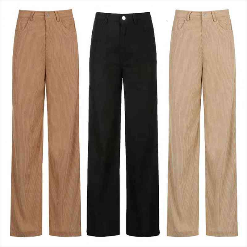 europe and the united women capris states retro super light core velvet slacks, brown wide leg pants, street style comfortable, Black;white
europe and the united women capris states retro super light core velvet slacks, brown wide leg pants, street style comfortable, Black;white