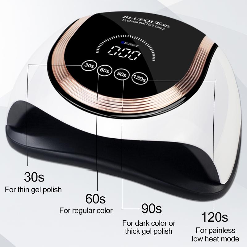 Nail Dryers Gel UV LED Lamp 60LED 300W Manicure Light Dryer For Nails Polish With Motion Sensor Touch Switch 4 Timer Mode