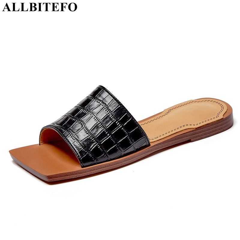 ALLBITEFO real genuine leather women beach sandals heels shoes fashion leisure summer slippers outdoor flip flops 210611, As picture
ALLBITEFO real genuine leather women beach sandals heels shoes fashion leisure summer slippers outdoor flip flops 210611, As picture