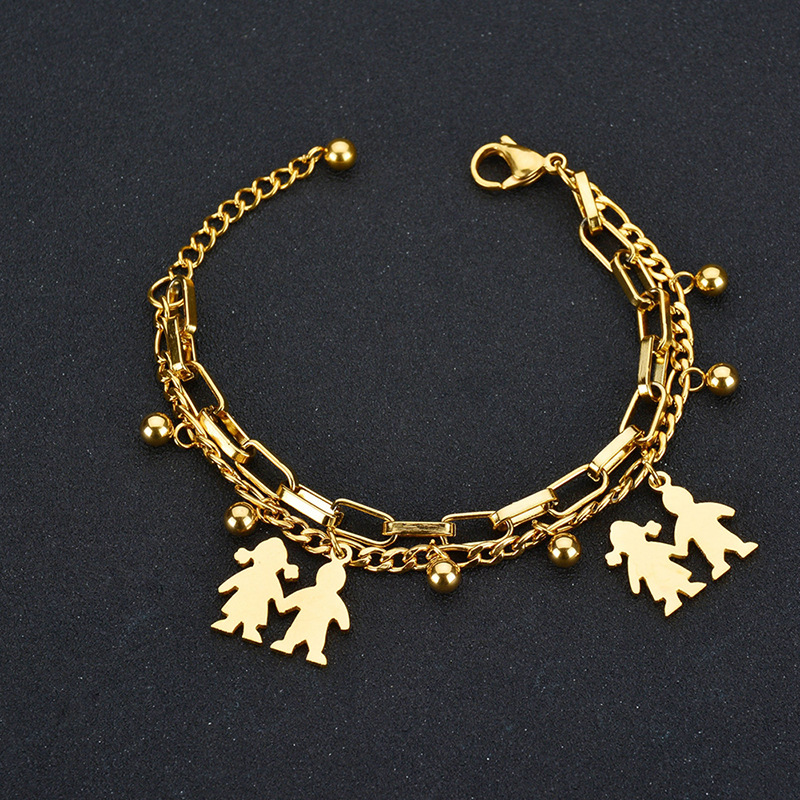 Bracelet Luxury\u00A0designer baseball three hearts of steel charm girl brand quality good high grade 2021, Golden;silver
Bracelet Luxury\u00A0designer baseball three hearts of steel charm girl brand quality good high grade 2021, Golden;silver