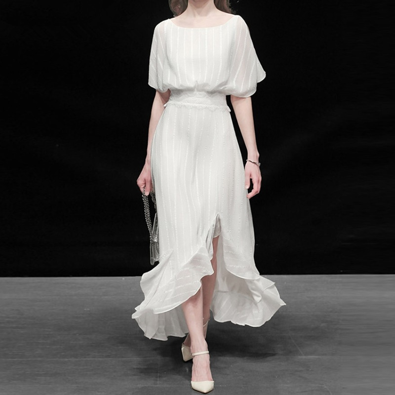 ZAWFL High Quality Women Elegant White Dress Festa Wedding Cocktail Party Robe Femme Asymmetrical Designer Chiffon Vestidos 210525, Picture color
ZAWFL High Quality Women Elegant White Dress Festa Wedding Cocktail Party Robe Femme Asymmetrical Designer Chiffon Vestidos 210525, Picture color