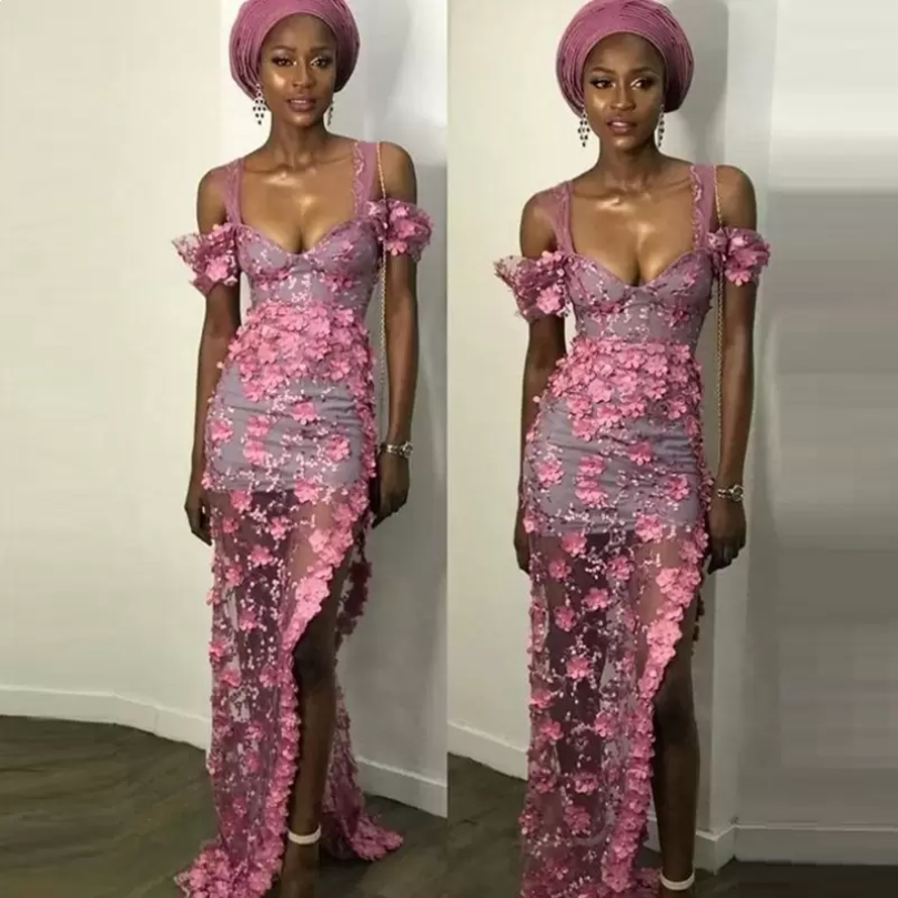 2022 Gorgeous Spaghetti Strap Floral Appliques Evening Gowns South African Illusion Off Shoulder Prom Dresses Side Split Stain From Party Dressses, Black
2022 Gorgeous Spaghetti Strap Floral Appliques Evening Gowns South African Illusion Off Shoulder Prom Dresses Side Split Stain From Party Dressses, Black