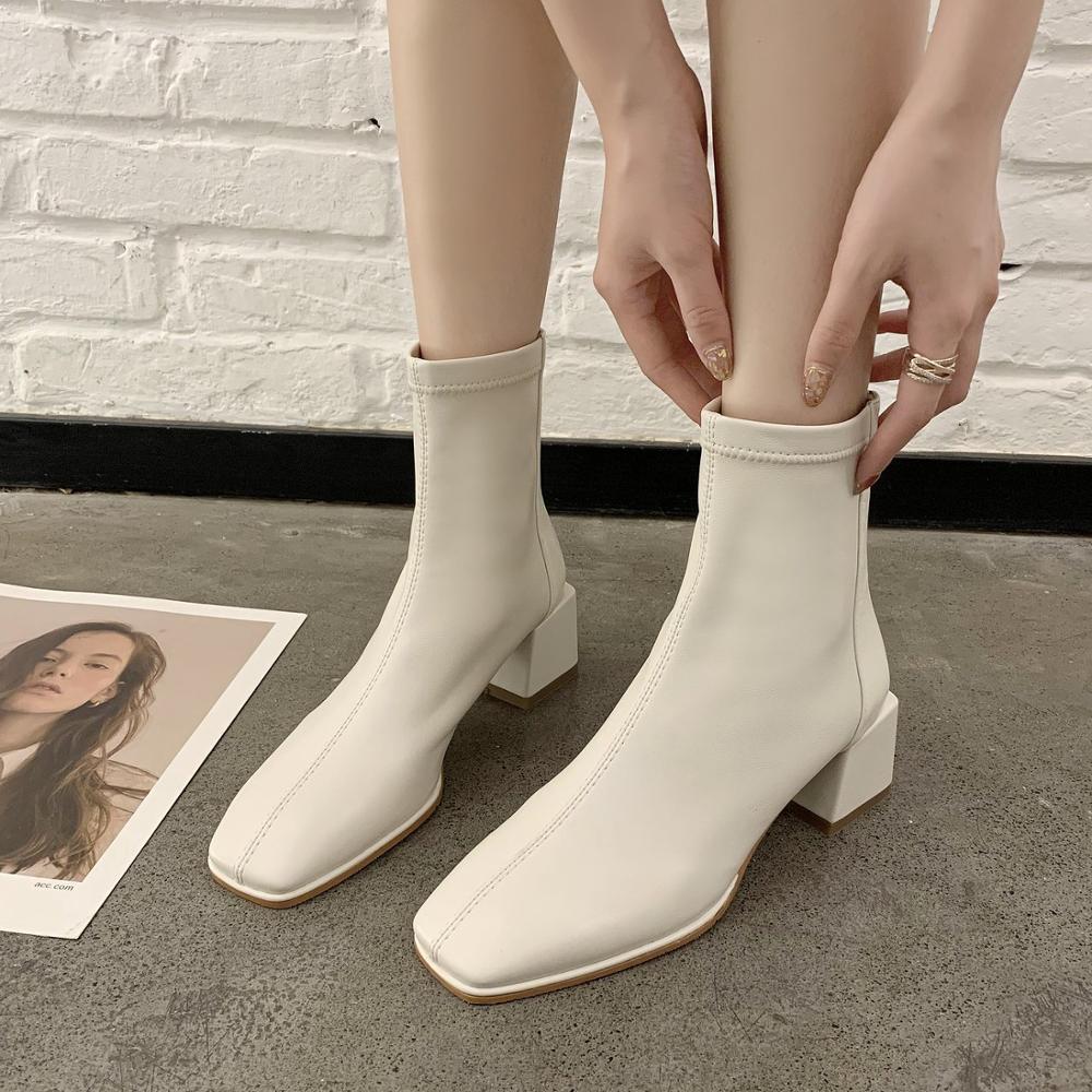 dress shoes eoeodoit bota de couro feminina, botas panturrilha 5 cm, salto médio quadrado, outono inverno, estilo inglaterra, meias ruy4, Black
dress shoes eoeodoit bota de couro feminina, botas panturrilha 5 cm, salto médio quadrado, outono inverno, estilo inglaterra, meias ruy4, Black