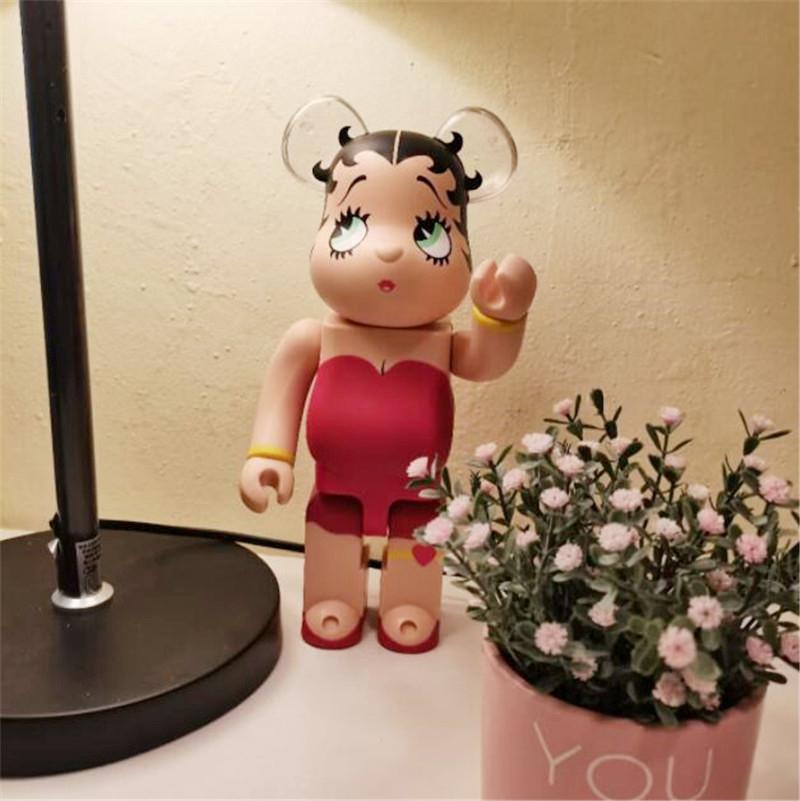 New style 400% 28CM Bearbrick The ABS Famous Betty Fashion bear Chiaki figures Toy For Collectors Be@rbrick Art Work model decoration toys g
New style 400% 28CM Bearbrick The ABS Famous Betty Fashion bear Chiaki figures Toy For Collectors Be@rbrick Art Work model decoration toys g