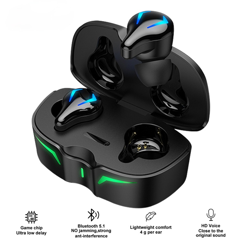 ME19 TWS Game Headset Wireless Bluetooth Earphones Microphone Earpods Waterproof Sport Earbuds
ME19 TWS Game Headset Wireless Bluetooth Earphones Microphone Earpods Waterproof Sport Earbuds