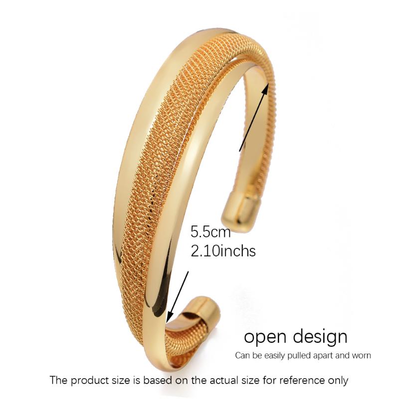 Bangle 4pcs/lot Dubai Gold Color Bangles For Women Vintage Bride Wedding Africa Arab Jewelry