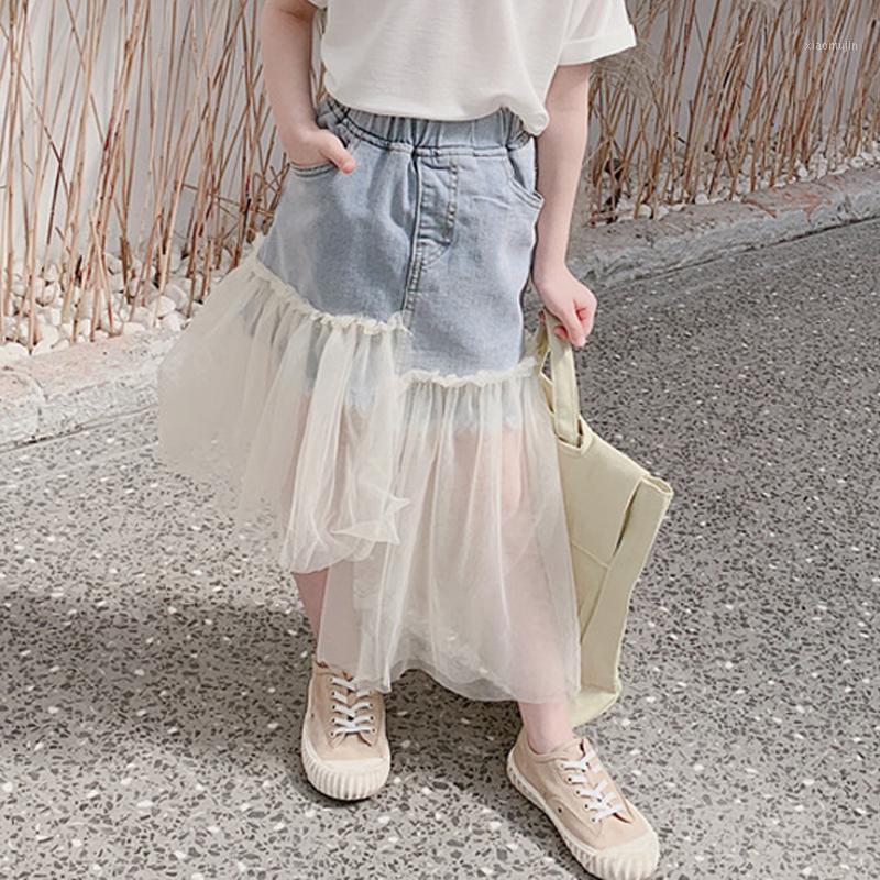 Summer Girls Skirt Kids Long Fashion Denim Patch Mesh Irregular Jeans DT015 Skirts, Light blue
Summer Girls Skirt Kids Long Fashion Denim Patch Mesh Irregular Jeans DT015 Skirts, Light blue