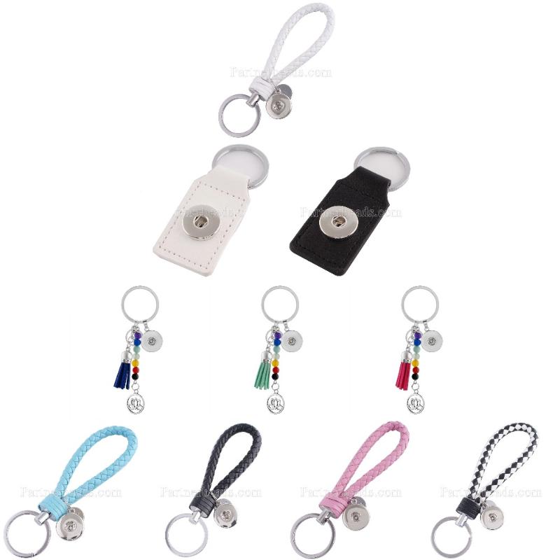 Keychains 5pcs Snap Button Handmade Leather Rope Woven Keychain Metal Key Rings Chains Men Or Women Holder Cover Auto Keyring
Keychains 5pcs Snap Button Handmade Leather Rope Woven Keychain Metal Key Rings Chains Men Or Women Holder Cover Auto Keyring