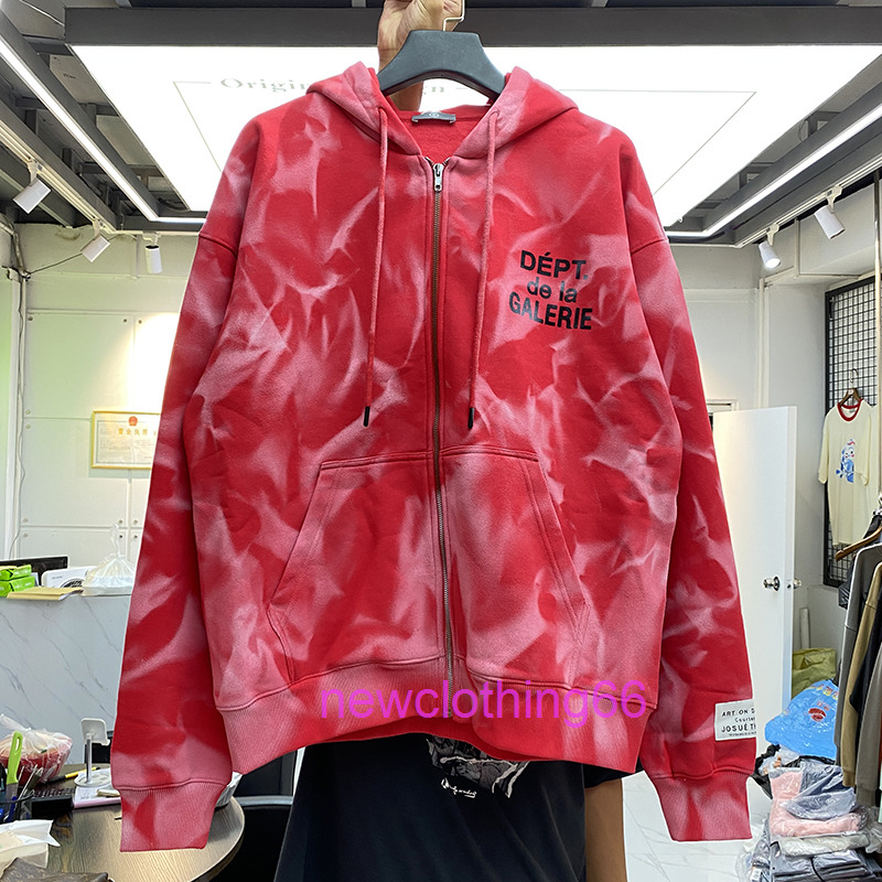 Galery dept autumn and winter fashion men's and women's loose zipper Pullover Hoodie tie dyed autumn and winter Plush sweater, Black
Galery dept autumn and winter fashion men's and women's loose zipper Pullover Hoodie tie dyed autumn and winter Plush sweater, Black