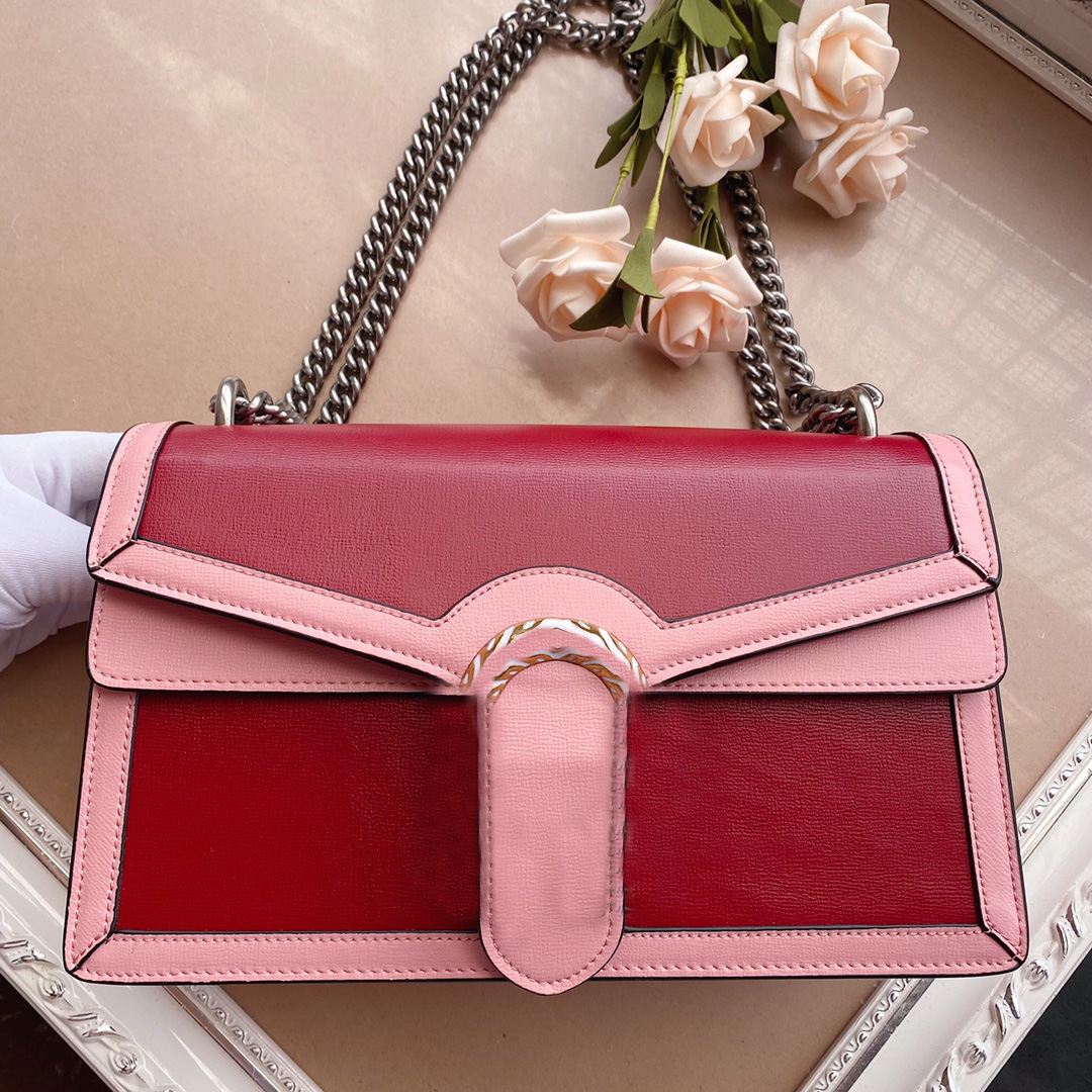 Color matching Bacchus bag ladies fashion retro chain shoulder messenger bags designer luxury double tiger head buckle flap classic handbag lady gift
Color matching Bacchus bag ladies fashion retro chain shoulder messenger bags designer luxury double tiger head buckle flap classic handbag lady gift