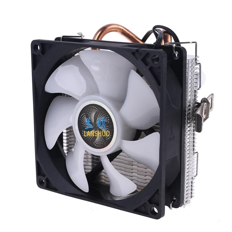 CPU Cooler 2 Copper Heat Pipes 3Pin CPU Cooling Fan with 5 Colors Light for lgA 1151/1155/1156/AM2+/AM3+/AM4 L4MD
CPU Cooler 2 Copper Heat Pipes 3Pin CPU Cooling Fan with 5 Colors Light for lgA 1151/1155/1156/AM2+/AM3+/AM4 L4MD