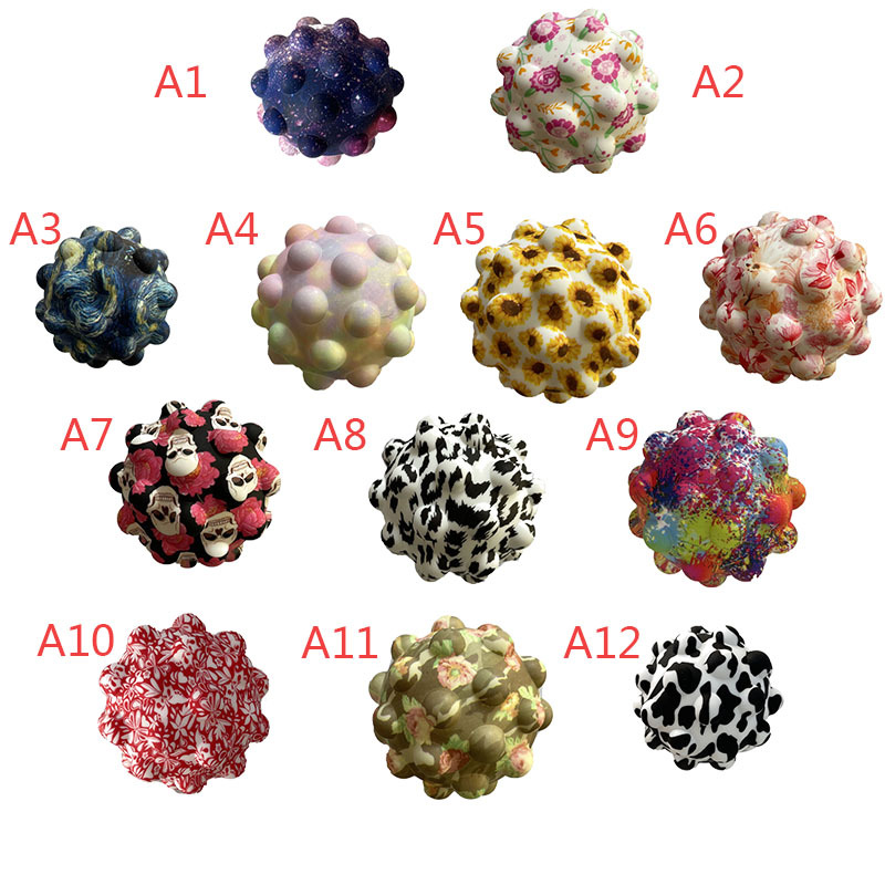 New Printed Ball Fidget toy Push its Bubble Soft Relieve Stress Squeeze Toy Antistress Squishy Balls for kids
New Printed Ball Fidget toy Push its Bubble Soft Relieve Stress Squeeze Toy Antistress Squishy Balls for kids