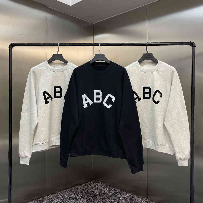 2021 Fashion Brand Essentials New Double Thread High Street Chest Silicone Letter Fog Round Neck Sweater Loose for Men and Women, Black
2021 Fashion Brand Essentials New Double Thread High Street Chest Silicone Letter Fog Round Neck Sweater Loose for Men and Women, Black