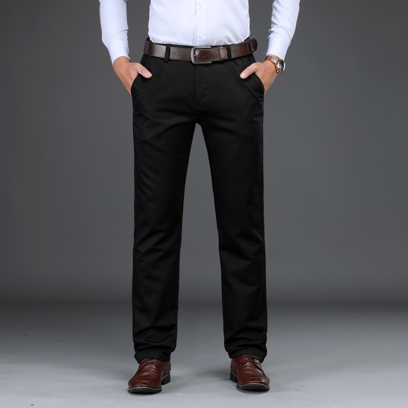 / Jeep autumn and winter business casual men's thick middle waist straight tube formal suit long pants 6806, Khaki
/ Jeep autumn and winter business casual men's thick middle waist straight tube formal suit long pants 6806, Khaki