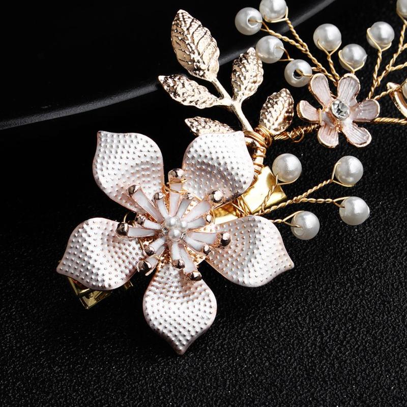 Hair Clips & Barrettes Fashion Wedding Flowers Bridal Jewelry Accessories Headpieces, Golden;silver
Hair Clips & Barrettes Fashion Wedding Flowers Bridal Jewelry Accessories Headpieces, Golden;silver
