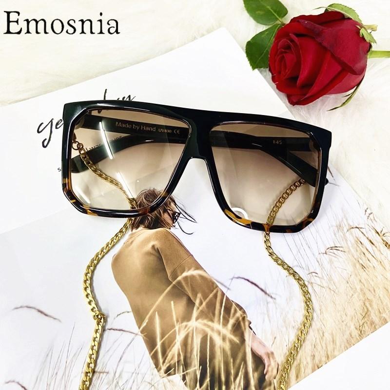 Sunglasses Fashion Elegant Square Oversized Sexy Sun Glasses Black Leopard Shades With Chain For Women Men Ladies UV400 2021
Sunglasses Fashion Elegant Square Oversized Sexy Sun Glasses Black Leopard Shades With Chain For Women Men Ladies UV400 2021