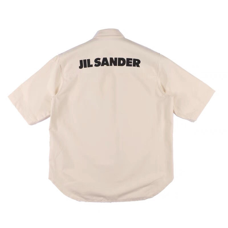 Men and Women JIL SANDER Tooling Short-sleeved Canvas Shirt Loose Cotton Casual T-shirt Jacket, White;black
Men and Women JIL SANDER Tooling Short-sleeved Canvas Shirt Loose Cotton Casual T-shirt Jacket, White;black