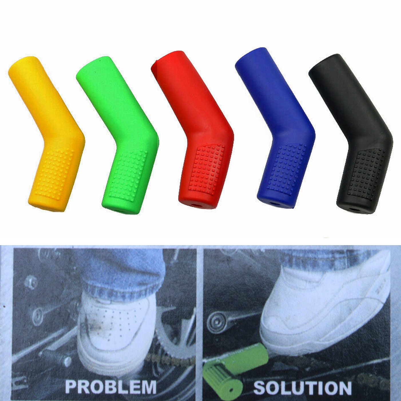 

For KAWASAKI Ninja 400 650 H2 Z900 Z1000 ZZR1400 Vulcan S Motorcycle Gear Shift Lever Cover Rubber Sock Boot Shoe Protectors