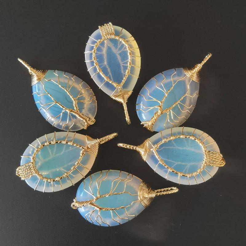 Charms Fashion Opal Waterdrop Stone 6pcs/lot Wire Wrap Handmade Tree Of Life Drop Pendant Charm Wholesale, Bronze;silver
Charms Fashion Opal Waterdrop Stone 6pcs/lot Wire Wrap Handmade Tree Of Life Drop Pendant Charm Wholesale, Bronze;silver