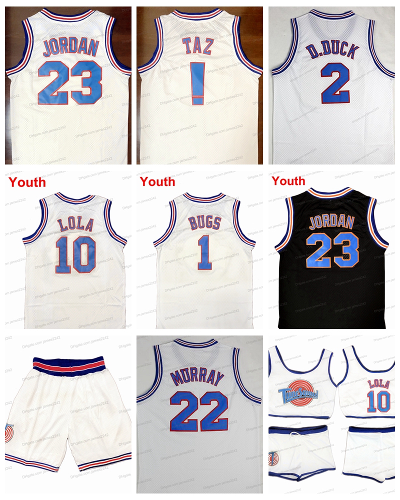 Ship From US Tune Squad Space Jam Basketball Jersey Youth Adult Michael 23 MJ 22 Duck 1 Bugs Bunny 10 Lola Ladies Set Movie Stitched Jerseys, Adult 10
Ship From US Tune Squad Space Jam Basketball Jersey Youth Adult Michael 23 MJ 22 Duck 1 Bugs Bunny 10 Lola Ladies Set Movie Stitched Jerseys, Adult 10