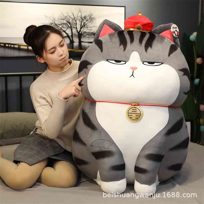 Real version of emperor's doll my emperor Wanshui bazaar black Plush Doll long live cat pillow gift, 35cm
Real version of emperor's doll my emperor Wanshui bazaar black Plush Doll long live cat pillow gift, 35cm