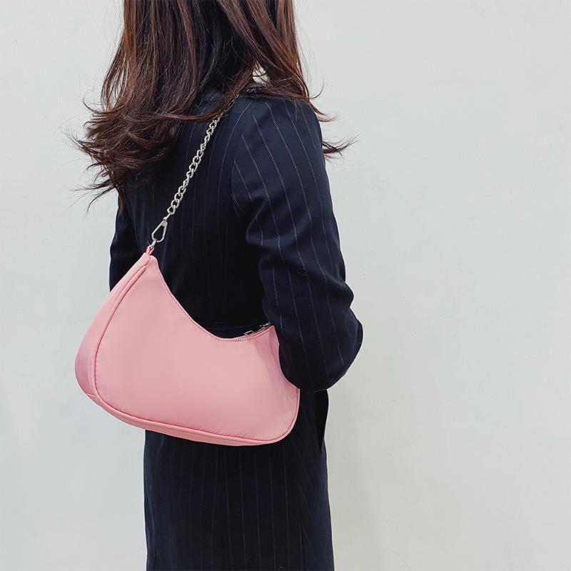 Fashion Candy Color Ladies Armpit Bag Retro Nylon Female Hobos Handbag Vintage Design Women Baguette Shoulder Bag Clutch Purse, Black
Fashion Candy Color Ladies Armpit Bag Retro Nylon Female Hobos Handbag Vintage Design Women Baguette Shoulder Bag Clutch Purse, Black