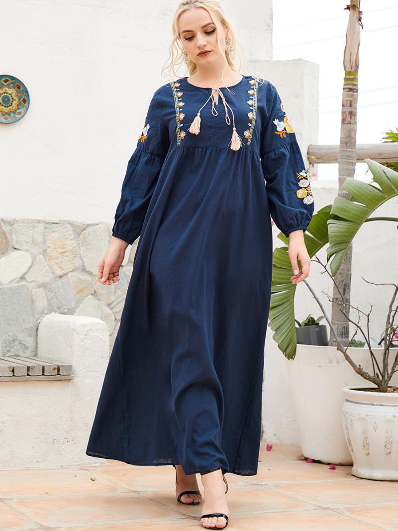 Ethnic Clothing Moubarak Abaya Dubai Ramadan Eid Turkey Islam Arabic Muslim Blue Dress Long Dresses For Women Robe Longue Kaftan Moro
Ethnic Clothing Moubarak Abaya Dubai Ramadan Eid Turkey Islam Arabic Muslim Blue Dress Long Dresses For Women Robe Longue Kaftan Moro