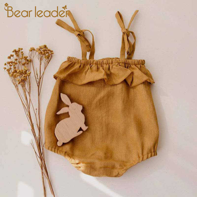 Bear Leader born Baby Summer Jumpsuit Cute Bow-knot Sling Costumes for Toddler Girls 6-24M Casual Rompers Solid Clothing Suit 210708, Ah4317 blue
Bear Leader born Baby Summer Jumpsuit Cute Bow-knot Sling Costumes for Toddler Girls 6-24M Casual Rompers Solid Clothing Suit 210708, Ah4317 blue