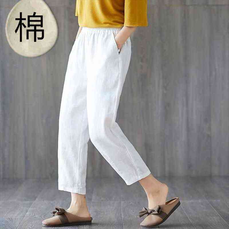 women pants cotton linen harem pants womens summer loose casual plus size pantalones de mujer, Black;white
women pants cotton linen harem pants womens summer loose casual plus size pantalones de mujer, Black;white