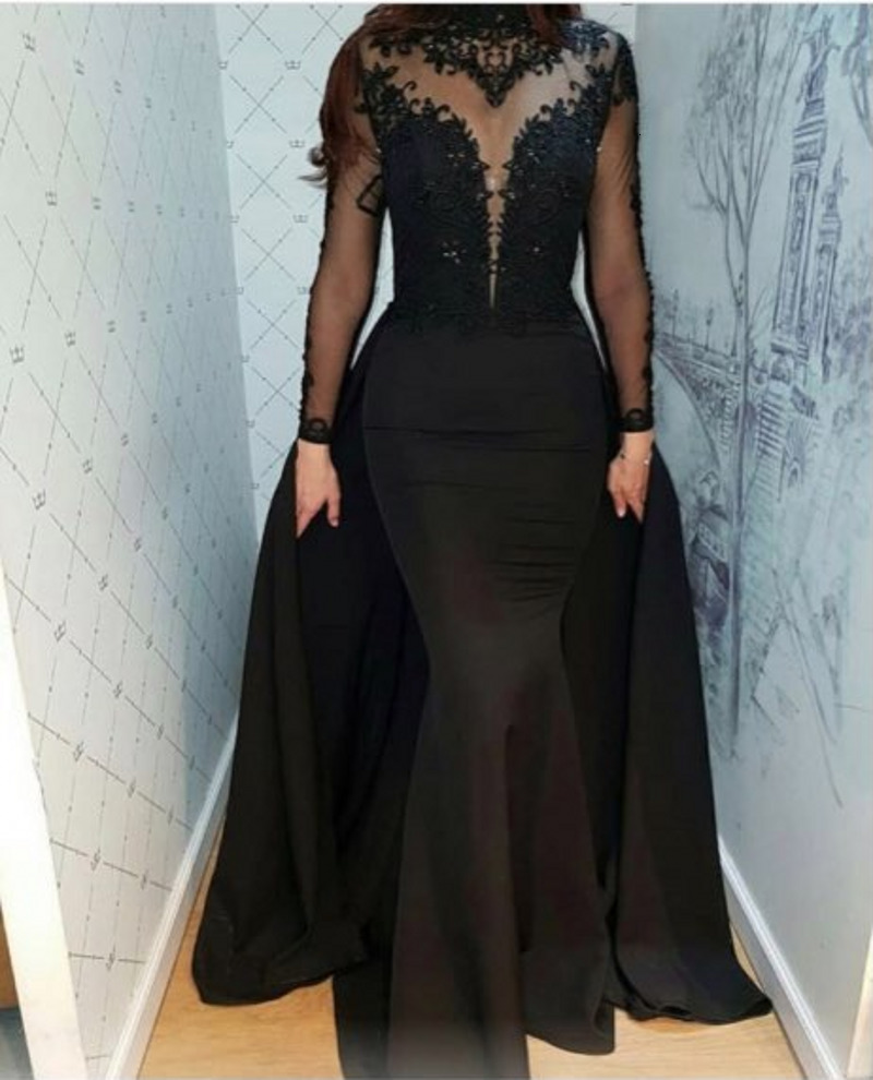 2021 New Black Muslim Evening Es Appliques Beaded Illusion Long Sleeves Mermaid Prom Gown Formal Robe De Soriee U56a, White
2021 New Black Muslim Evening Es Appliques Beaded Illusion Long Sleeves Mermaid Prom Gown Formal Robe De Soriee U56a, White