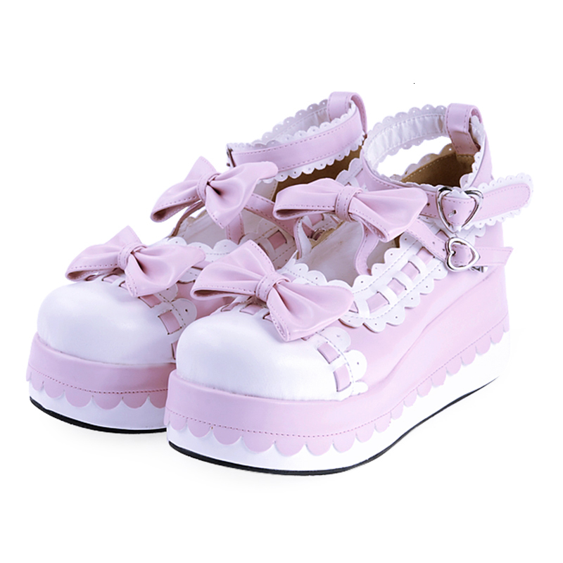 Sweet Platform Loli Girls Wedge Nice Japanese High Heels Anime Lolita Women's Shoes Cosplay Slingshot Bow Back Buckle Ljkz
Sweet Platform Loli Girls Wedge Nice Japanese High Heels Anime Lolita Women's Shoes Cosplay Slingshot Bow Back Buckle Ljkz