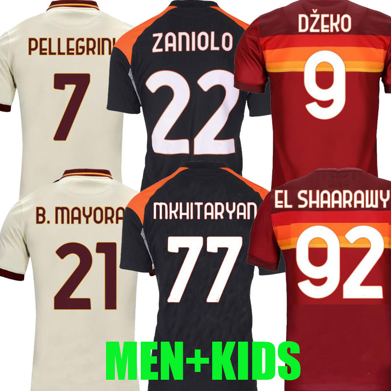20 21 El Shaarawy roma SOCCER JERSEYS Pastore Pellegrini 2020 2021 rome totti Zaniolo DZEKO MANCINI KUMBULLA men kids kit FOOTBALL Uniforms, Black;yellow
20 21 El Shaarawy roma SOCCER JERSEYS Pastore Pellegrini 2020 2021 rome totti Zaniolo DZEKO MANCINI KUMBULLA men kids kit FOOTBALL Uniforms, Black;yellow