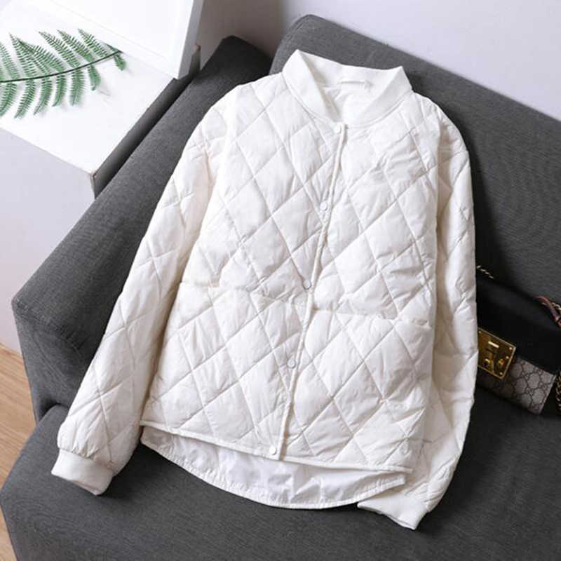 SEDUTMO Winter Duck Down Jackets Women Oversize Ultra Light Coat Short Casual Bomber Autumn Fashion Parkas ED1200 211018