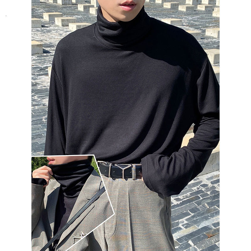 2021 New Male Loose Jacket Tall Bottomed Shirt Long Sleeve Black Sweater Cotton Hoodies Clothes Casu Sweaters 8oud
2021 New Male Loose Jacket Tall Bottomed Shirt Long Sleeve Black Sweater Cotton Hoodies Clothes Casu Sweaters 8oud