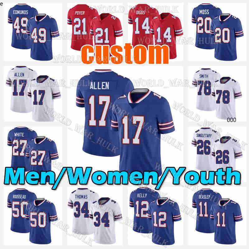 Buffalo''Bills''17 Josh Allen Jersey 40 Von Miller 14 Stefon Diggs Dawson Knox Football Sony Michel TreDavious White Cole Beasley Gregory Rousseau Matt Milano, Ncaa
Buffalo''Bills''17 Josh Allen Jersey 40 Von Miller 14 Stefon Diggs Dawson Knox Football Sony Michel TreDavious White Cole Beasley Gregory Rousseau Matt Milano, Ncaa