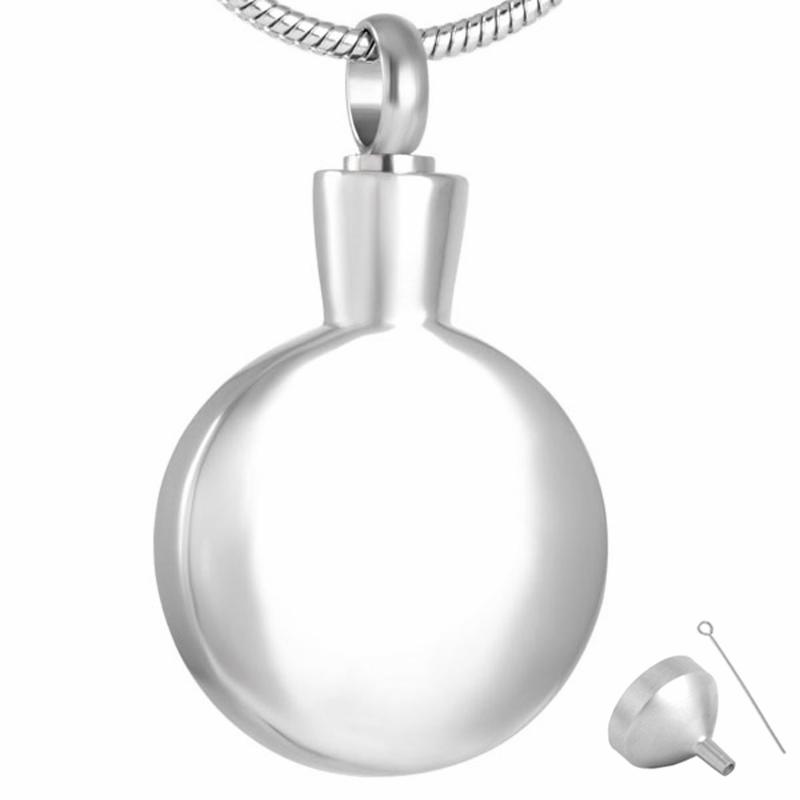 Pendant Necklaces 8365 Steel Cremation Jewelry Ash Urn Necklace Memorial Keepsake Never Fade