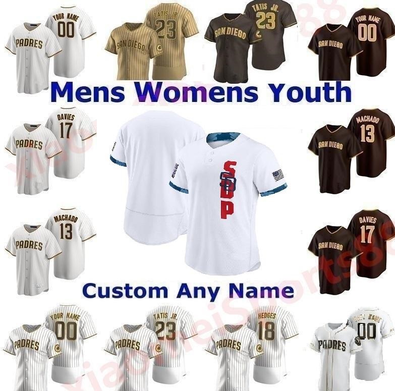 2021 All-Star Game Baseball jersey Men Women youth 23 Fernando Tatis Jr Manny Machado Tony Gwynn Eric Hosmer Brown Is Back, As shown in illustration
2021 All-Star Game Baseball jersey Men Women youth 23 Fernando Tatis Jr Manny Machado Tony Gwynn Eric Hosmer Brown Is Back, As shown in illustration