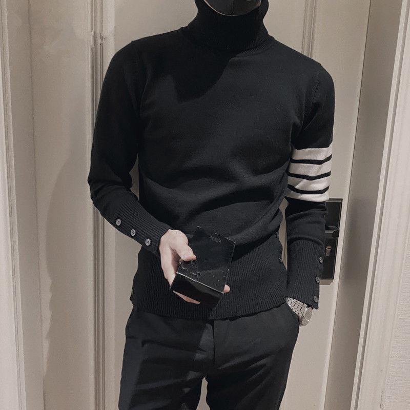 Men's Sweaters Winter Bottoms, High-grade, Handsome And Versatile Pullover Sweater, White;black
Men's Sweaters Winter Bottoms, High-grade, Handsome And Versatile Pullover Sweater, White;black