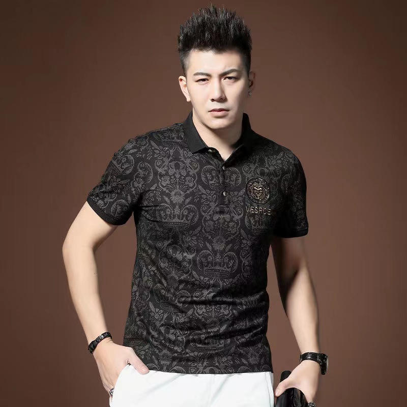 2022 New Men's Polo Shirt Short Sleeve T-shirt Half Sleeve Lapel Luxurious Tee Male Slim Fashion Trend Mens Clothes M-4XL, Black
2022 New Men's Polo Shirt Short Sleeve T-shirt Half Sleeve Lapel Luxurious Tee Male Slim Fashion Trend Mens Clothes M-4XL, Black