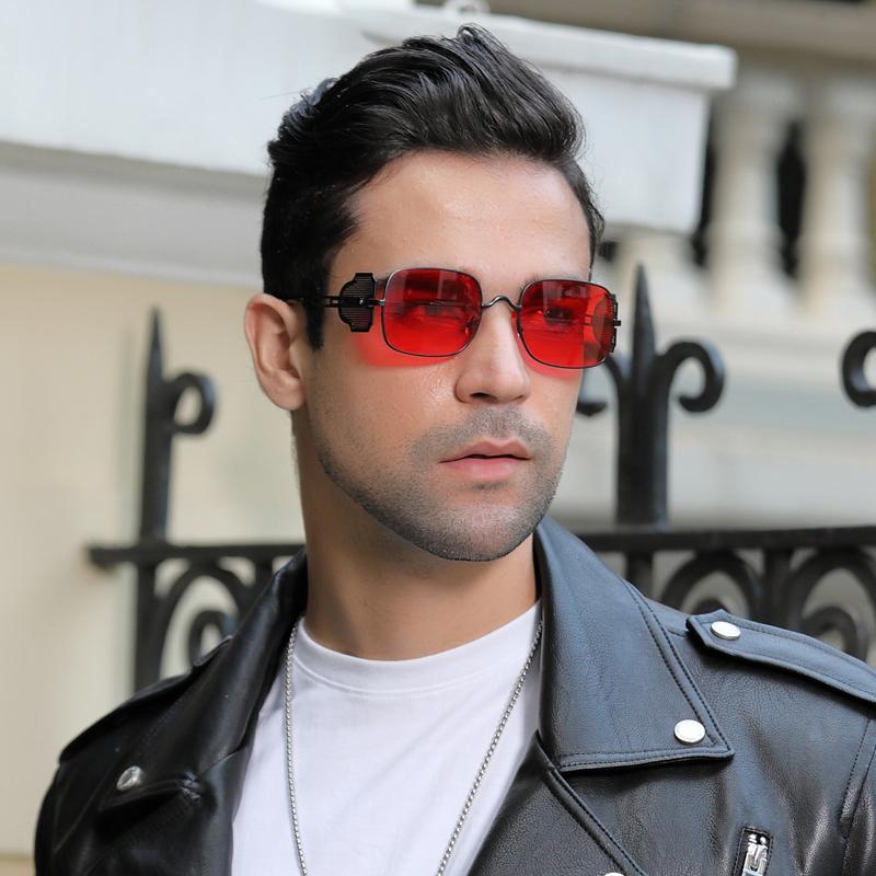 Sunglasses 2021 Fashion Rectangle Steampunk Men Unique Side Retro Metal Punk Sun Glasses Man Vintage Square Decoration Eyewear
Sunglasses 2021 Fashion Rectangle Steampunk Men Unique Side Retro Metal Punk Sun Glasses Man Vintage Square Decoration Eyewear