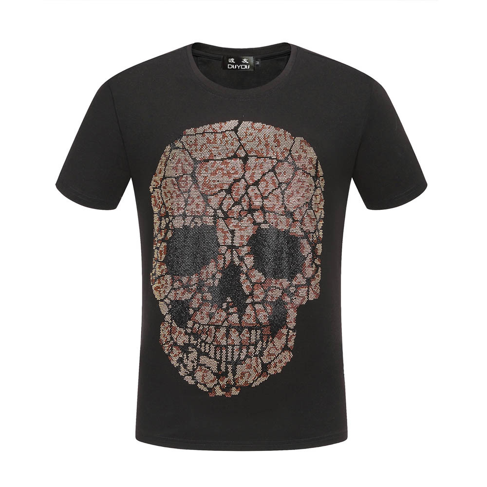 2021 New Mens Designer t Shirts Men Short Sleeve Fashion Rhinestone Multicolor Skull Man T-shirt Male High Quality 100% Cotton Tees 14z0, White
2021 New Mens Designer t Shirts Men Short Sleeve Fashion Rhinestone Multicolor Skull Man T-shirt Male High Quality 100% Cotton Tees 14z0, White