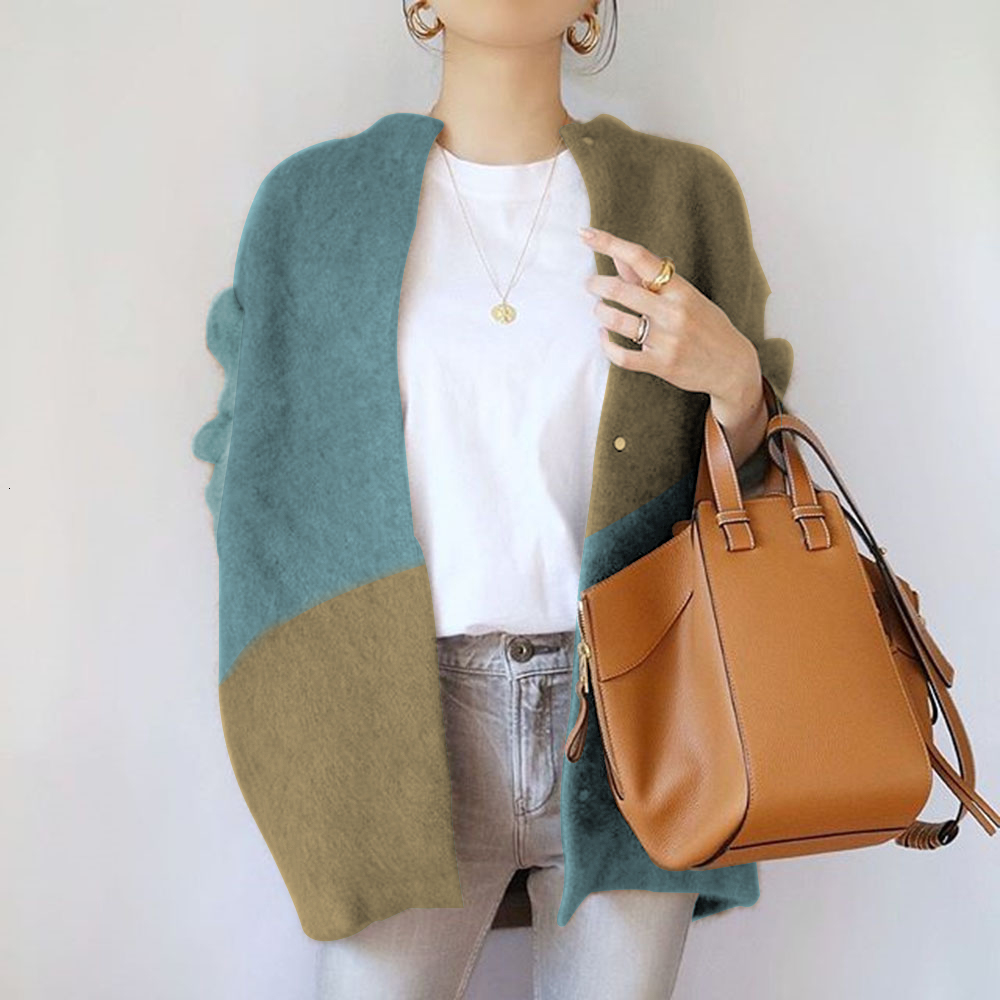 2021 New Woman's Sweater Woman 7whs, Turquoise