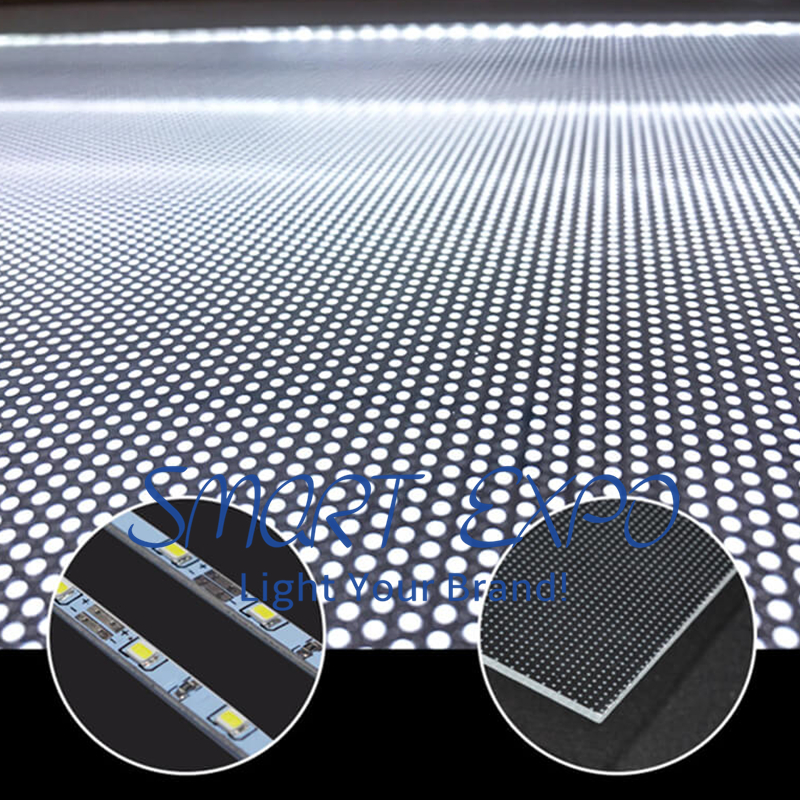 Restaurant Poster Advertising Display Movable Double Sided Led Magnetic Light Box with Base Wheels Wooden Case Packing (60*160cm)