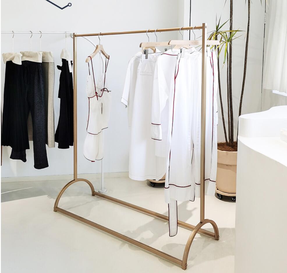 Clothes rack display shelf floor racks cloth Storage Holders floors bedroom hanging clothing Organization household