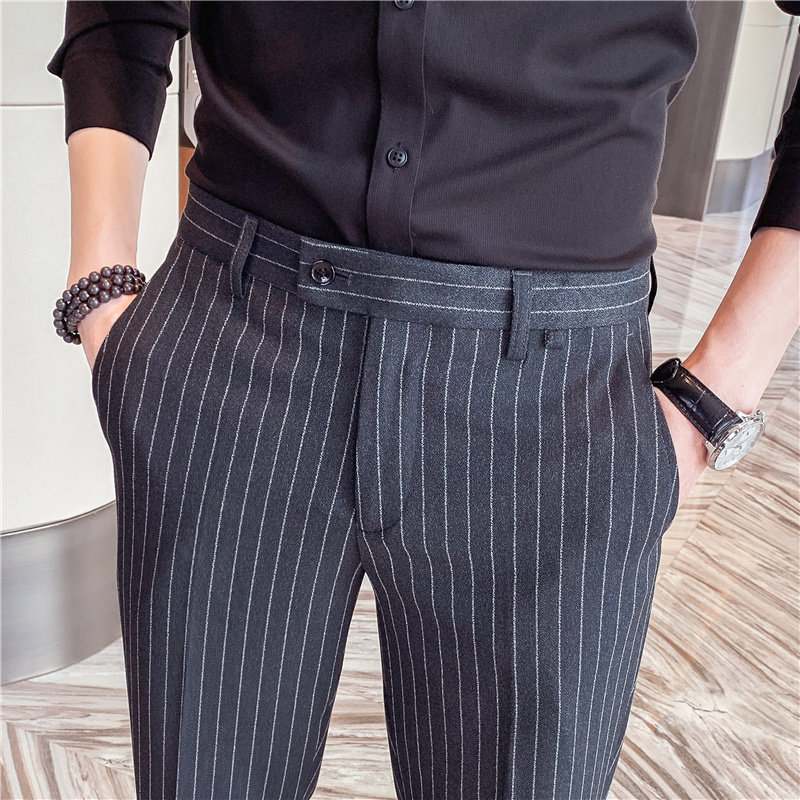 New Coreano Primavera Nova Magro Ajuste Listrado Dos Homens Roupas 2021 Simples Todos Os Jogos De Negcios Formal Wear Escritrio Calas Gbhg, Dark gray
New Coreano Primavera Nova Magro Ajuste Listrado Dos Homens Roupas 2021 Simples Todos Os Jogos De Negcios Formal Wear Escritrio Calas Gbhg, Dark gray