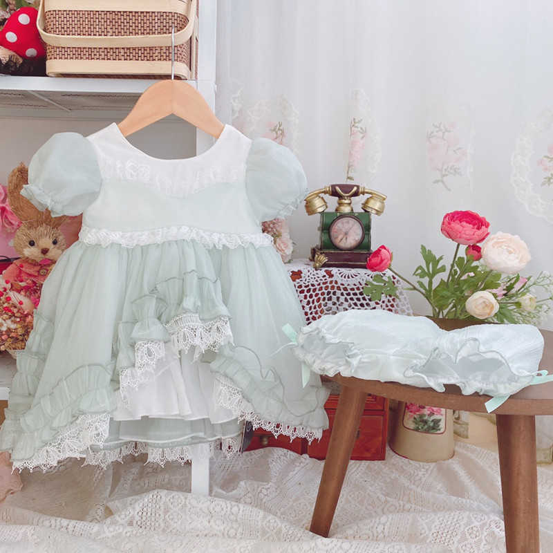 Spanish Baby Dress Girl Turkish Vintage Dresses Infant Princess Lolita Ball Gown Children Eid Birthday Robe Kid Boutique Clothes 210615, Green
Spanish Baby Dress Girl Turkish Vintage Dresses Infant Princess Lolita Ball Gown Children Eid Birthday Robe Kid Boutique Clothes 210615, Green