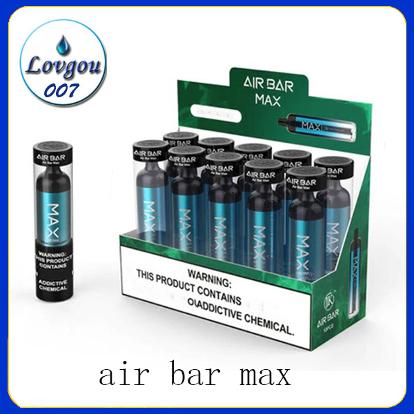 Air Bar Max Disposable Vape Pen Kit 1250mAh Battery Pods 2000Puffs 6.5ml Cartridges Vapors Device e Cigs Vaporizers
Air Bar Max Disposable Vape Pen Kit 1250mAh Battery Pods 2000Puffs 6.5ml Cartridges Vapors Device e Cigs Vaporizers