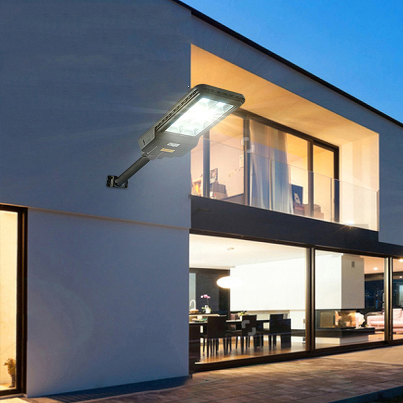 All in One 300W 400W 500W Solar Street Light IP67 Waterproof 3 Modes PIR Motion Sensor LED Outdoor Garden Remote Control Street Light