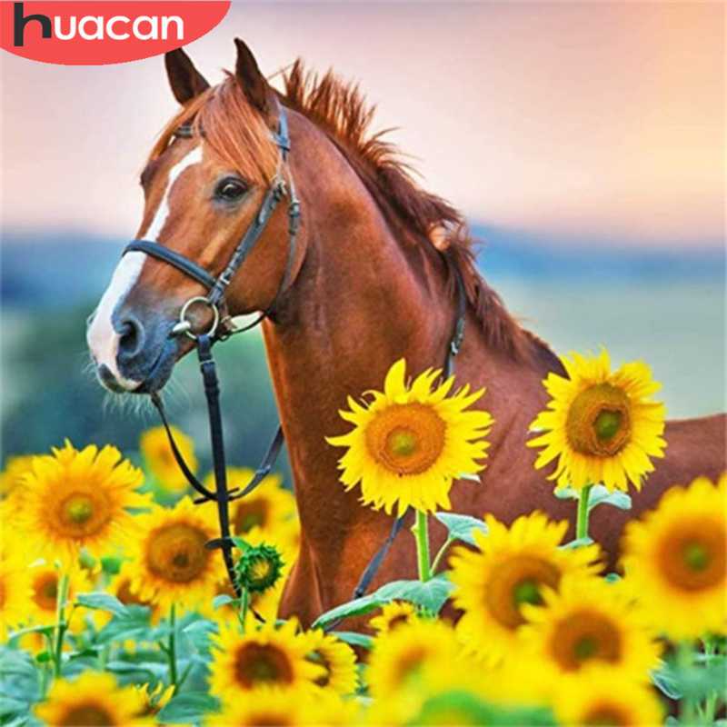 Diamond Painting HUACAN Animal Horse Full Drill Embroidery Mosaic Sunflowers Cross Stitch Wall Stickers
Diamond Painting HUACAN Animal Horse Full Drill Embroidery Mosaic Sunflowers Cross Stitch Wall Stickers